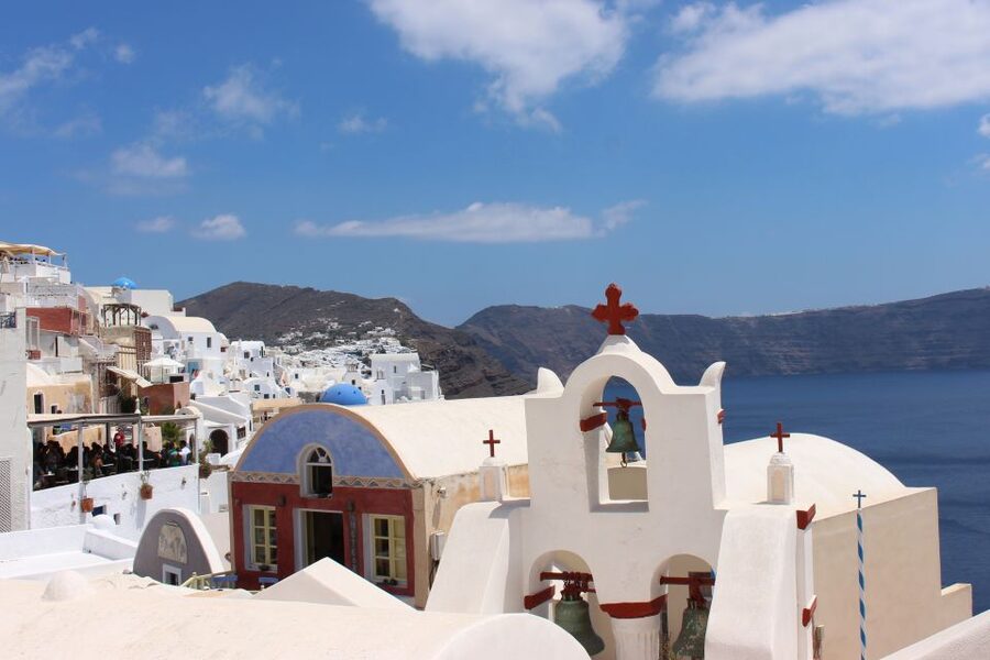 1-Day Boat Trip: Santorini Volcano, Thirassia & Oia Sunset - Thirassia and Manola: quieter island time with spiral-stair charm