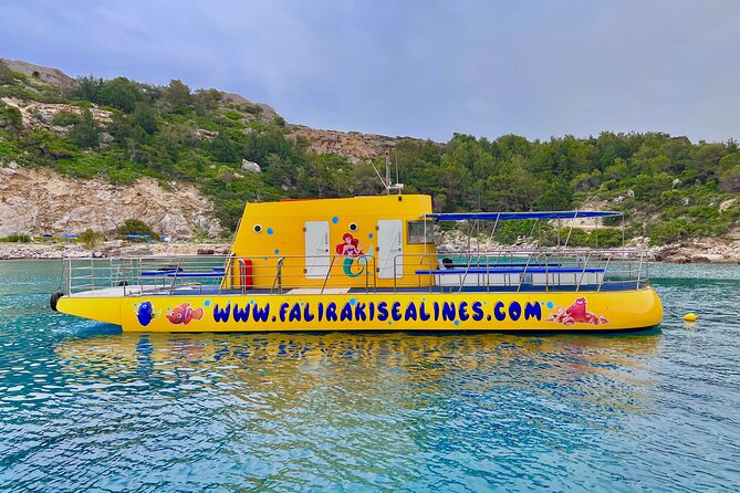 3 Hour Yellow Semi Submarine Swimming Cruise with Drinks Included! - Underwater cabin and viewing windows: fun even when you snorkel lightly