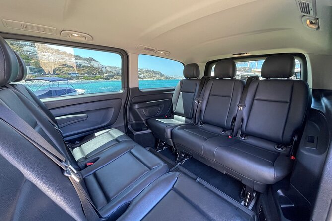 4 Hour Private Island Tour in Mykonos - Mykonos in a day - Pickup, vehicle comfort, and where the day actually ends