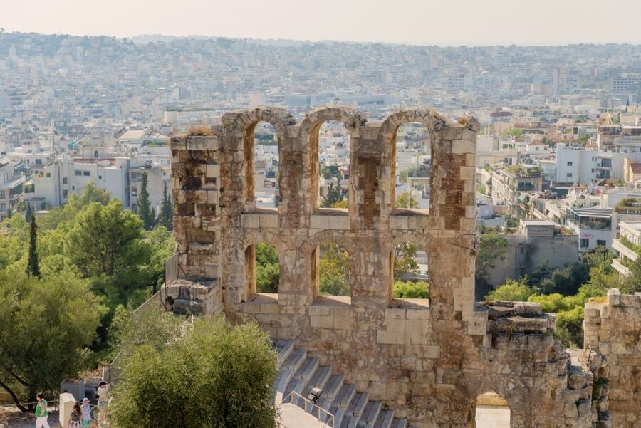 Acropolis & Acropolis Museum PRIVATE Expert led Guided Tour - The outdoor views and the Odeon of Herodes Atticus payoff