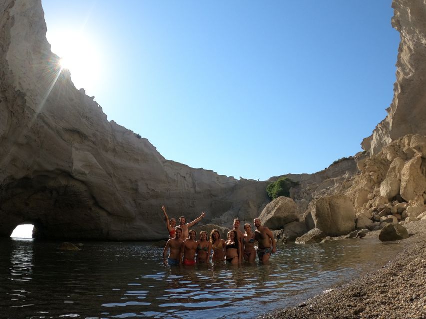 Adamantas: Milos Sightseeing Sailboat Cruise - Morning route: catacombs, Klima photo stops, and Cape Vani