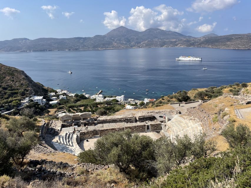 Adamas: Milos Highlights Tour on an Electric Bike - Ancient theatre viewpoints and the Venus of Milos stop