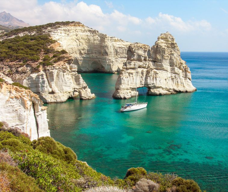 Adamas: Milos & Polyaigos Full-Day Sailboat Tour with Lunch - Sykia Cave and Cape Vani: the west-coast bits you can’t drive to