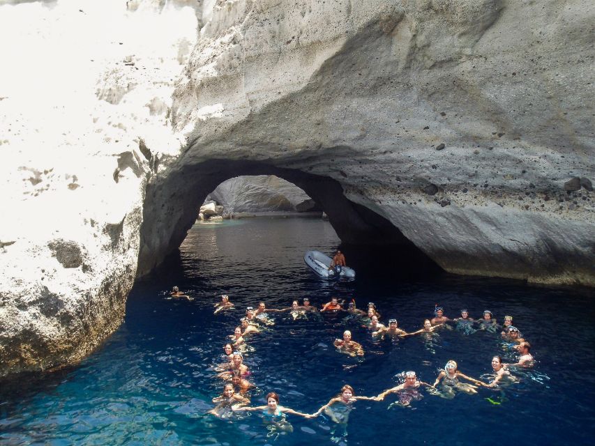 Adamas: Milos & Polyaigos Full-Day Sailboat Tour with Lunch - When weather changes, your day still stays strong