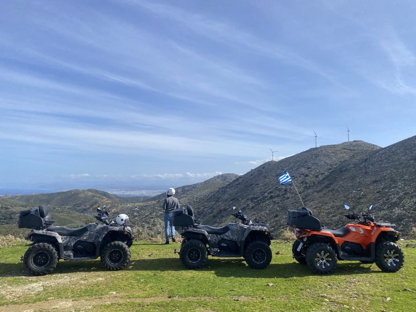Agia Pelagia Crete Quad Bike authentic backland Tour - Quad Safari Peninsula start, safety briefing, and Stan’s No Stress approach