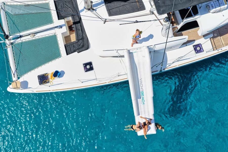 Agios Nikolaos All-inclusive Catamaran Cruise & Water Toys - Why a catamaran day like this works from Agios Nikolaos