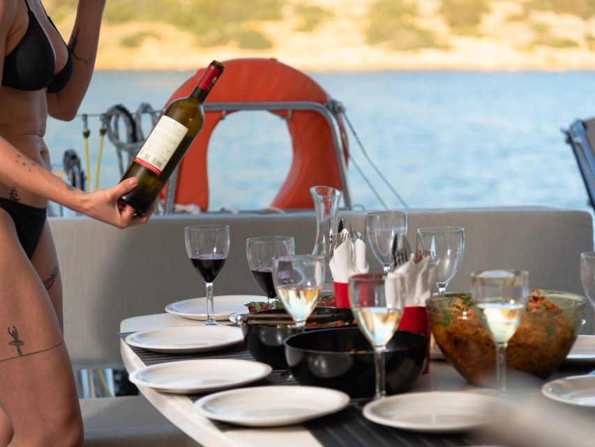 Agios Nikolaos All-inclusive Catamaran Cruise & Water Toys - Drinks and coffee: open bar basics plus the reality check