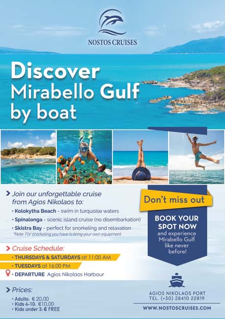 Agios Nikolaos: Fun Cruise Around Elounda Bay - Cruising out of Agios Nikolaos toward Mirabello Bay