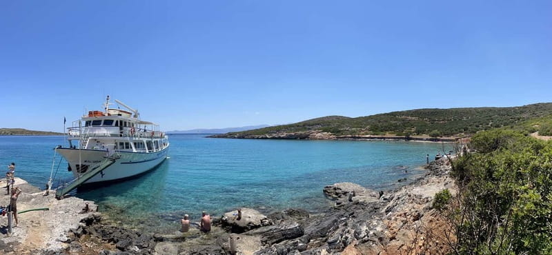 Agios Nikolaos: Fun Cruise Around Elounda Bay - Spinalonga views from the boat: close enough for great photos