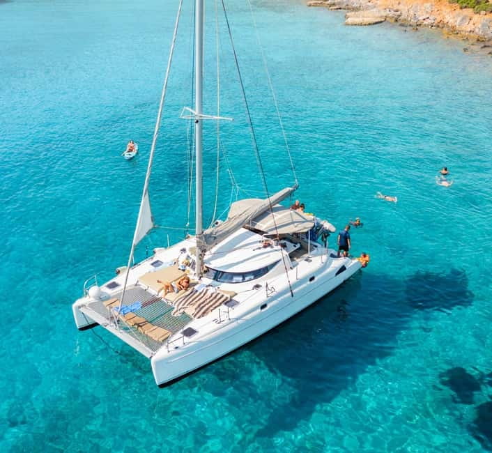 Agios Nikolaos: Spinalonga and Kolokytha Catamaran with Meal - Sailing the Mirabello Gulf: where the coastline looks best