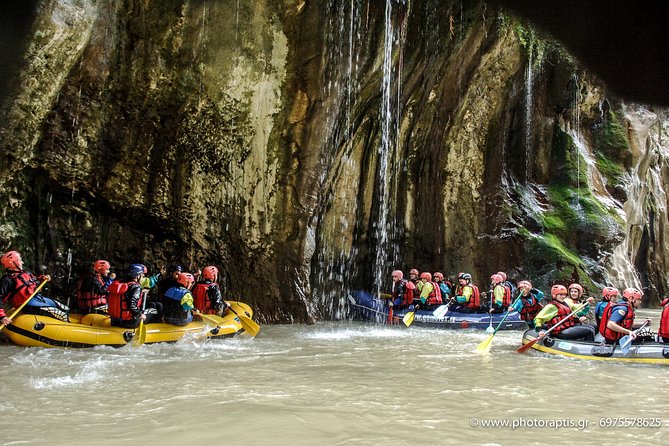 Arachthos white water river Rafting: Plaka's Bridge- Tzari - Stop in Tzoumerka: Breaks, Water Moments, and a Waterfall Walk