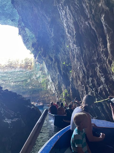 Argostoli: Melissani Lake, Drogarati Cave, and Myrtos Beach - Myrtos Beach viewpoint photos, and the De Bosset bridge swap