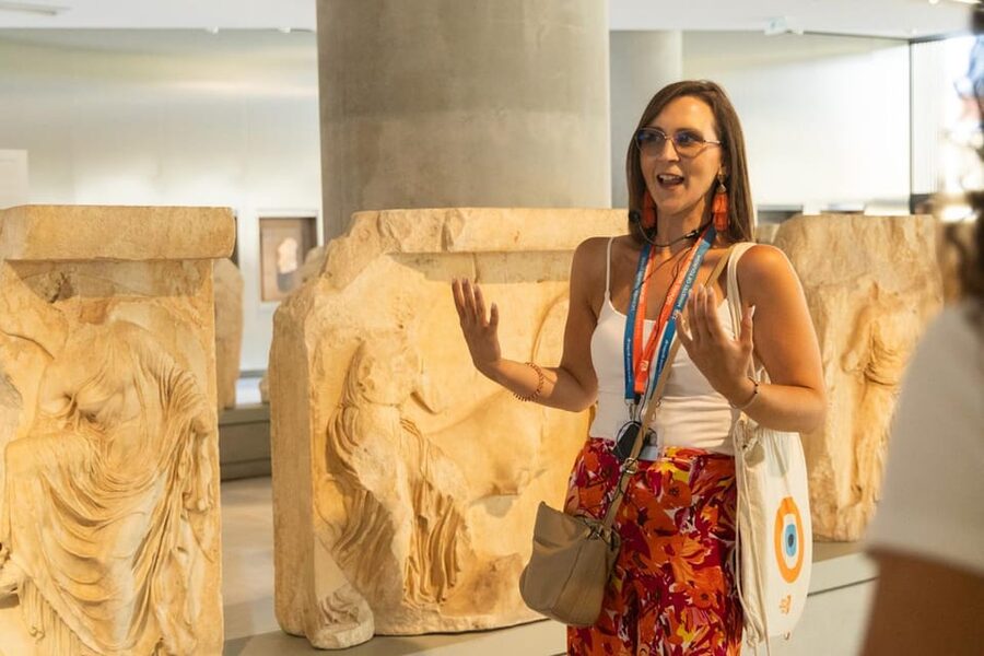 Athens: Acropolis and Acropolis Museum Premium Guided Tour - Acropolis Museum: glass floors and the statues that finish the story