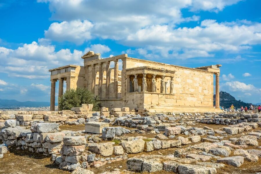 Athens: Acropolis Guided Walking Tour - Odeon of Herodes Atticus: the giant stone theater effect