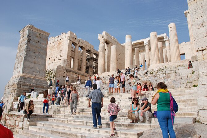 Athens: Acropolis, Parthenon Guided Walking Tour - Propylaea, Athena Nike, and the Parthenon at eye level