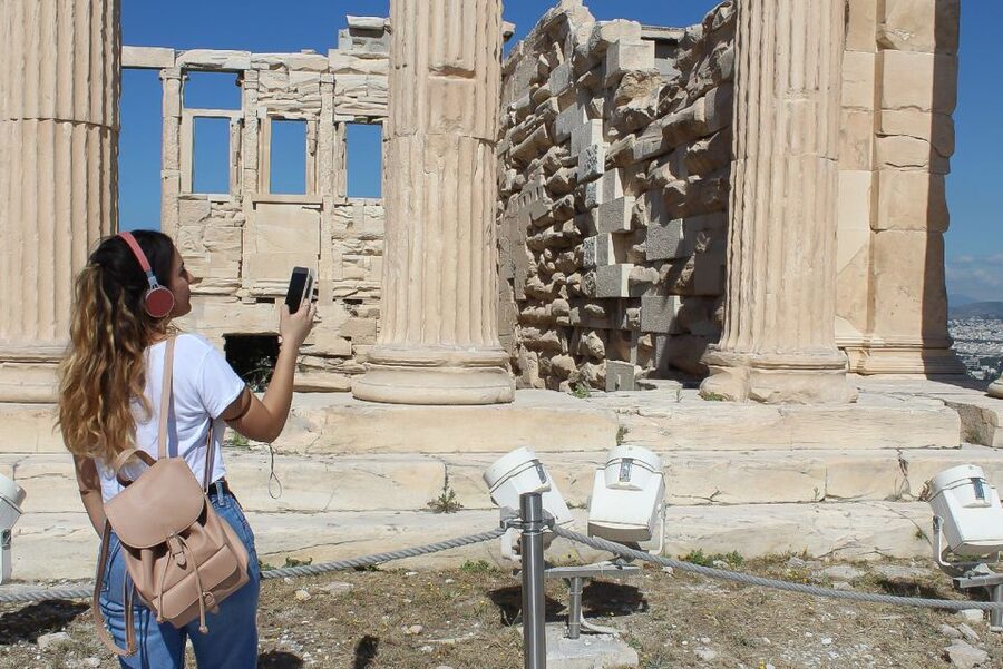 Athens: Acropolis Ticket with Multilingual Audio Guide - The Parthenon zone, plus the staircase and marble transport story