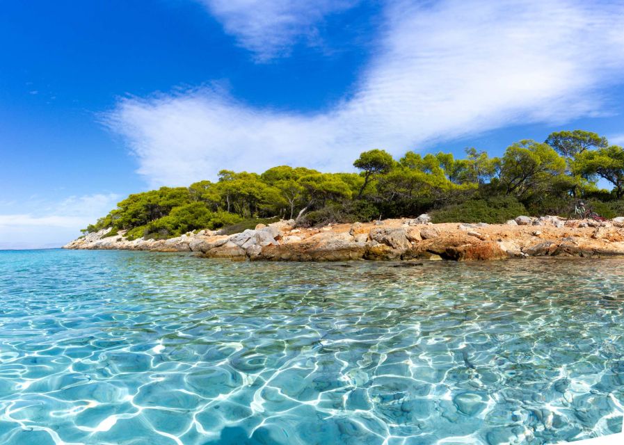 Athens: Aegina, Agistri & Metopi Swimming Cruise with lunch - Lunch and Drinks: Greek Flavors Without Planning Your Day