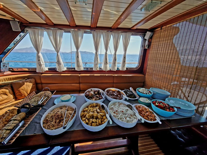 Athens: Agistri, Metopi & Aegina Cruise with Meals & Drinks - Moni or Metopi swim stop: snorkeling gear and turquoise water time