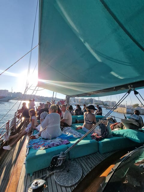 Athens: Agistri, Metopi & Aegina Cruise with Meals & Drinks - Lunch on the water: Greek buffet with wine and beer