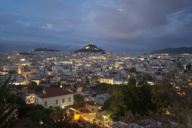 Athens at Night Small-Group Walking Tour with Dinner - The Acropolis viewpoint you don’t enter, but still remember