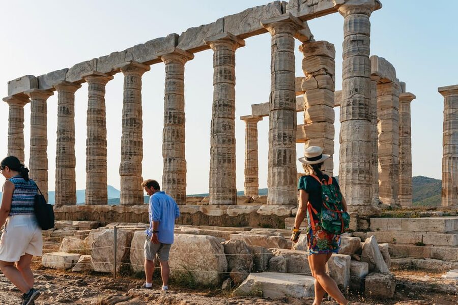 Athens: Cape Sounion & Poseidon Temple Sunset Half-Day Trip - The Coastal Pass-By: Vouliagmeni and Views Out the Window