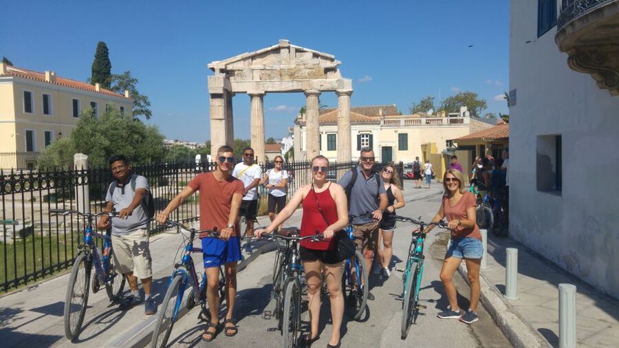 Athens: City Bike tour with Acropolis Visit Option - Kerameikos and the Agoras to Plaka: seeing the city in layers