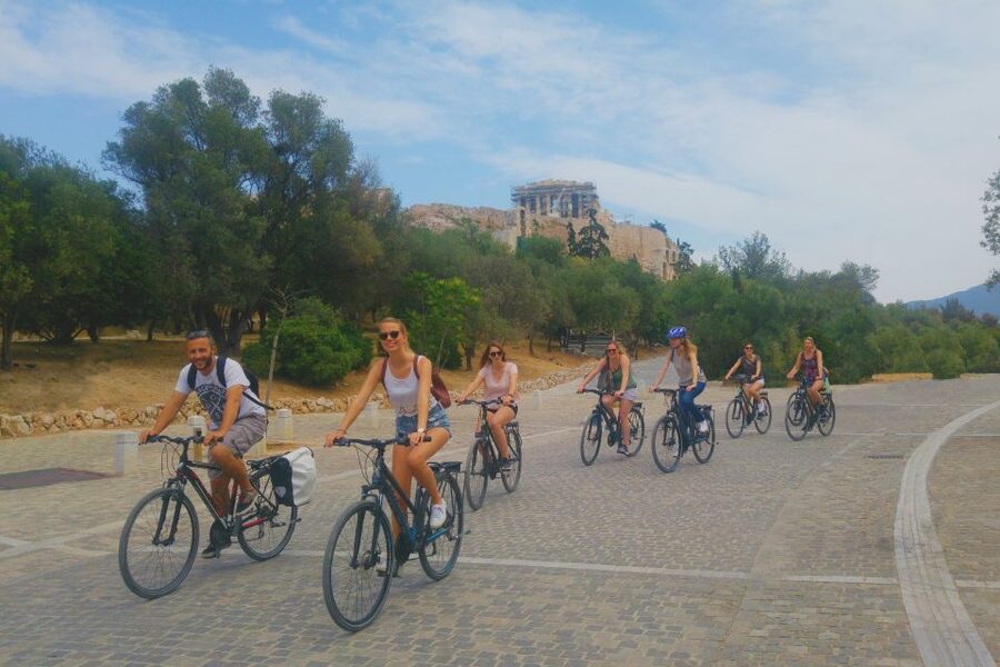 Athens: City Electric Bike Tour with Acropolis Visit Option - Why this Athens e-bike route works better than walking