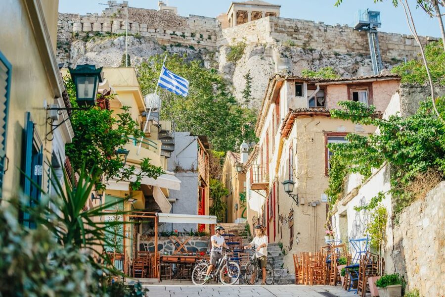 Athens: City Electric Bike Tour with Acropolis Visit Option - Temple of Hephaestus: the classic stop that still feels special