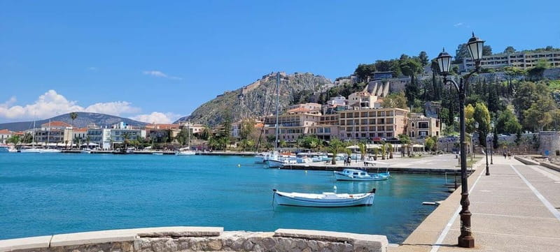 Athens: Corinth Canal, Mycenae and Nafplio Day Tour - Nafplio old town walk: history you can actually stroll through