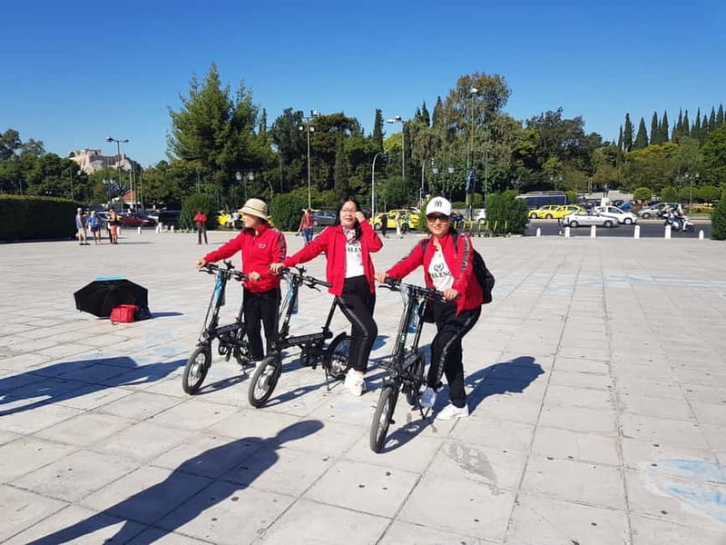 Athens: Discover the City Electric Bike Tour - Temple of Olympian Zeus to Acropolis edge riding: the big views without the ticket stress
