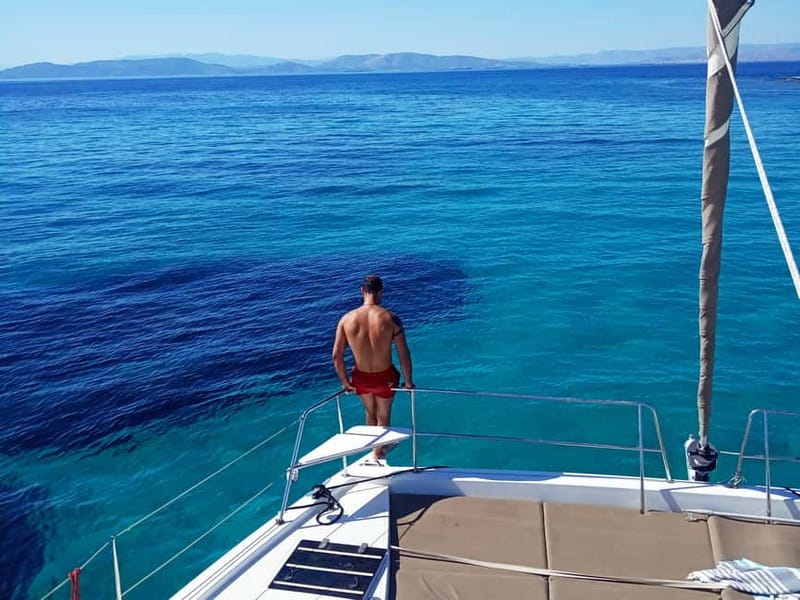 Athens: Half-Day Morning Catamaran Cruise with Meal & Drinks - Vouliagmeni Bay style swim stops: the real reason to book