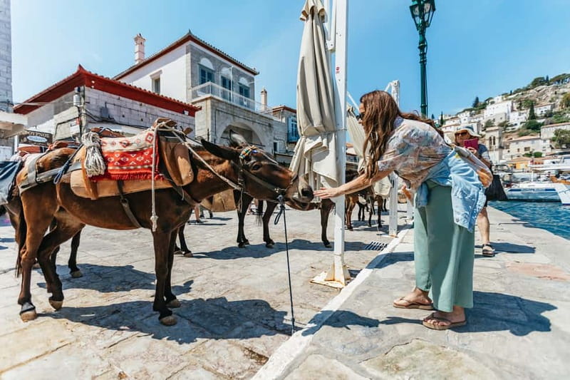 Athens: Hydra, Poros & Aegina Day Cruise with Lunch - Hydra: Car-Free Streets, Donkeys, and the Best Photo Walk