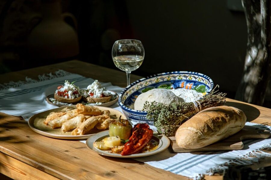 Athens: Kerameikos Stone House Cooking Class - Garden dining and local wine: finishing like a family meal