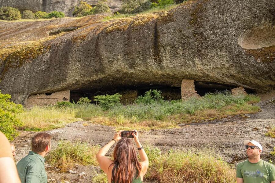 Athens: Meteora Monasteries, Hermit Caves & Seaside Escapes - Badovas hermit caves: the quiet stop that makes the day feel deeper