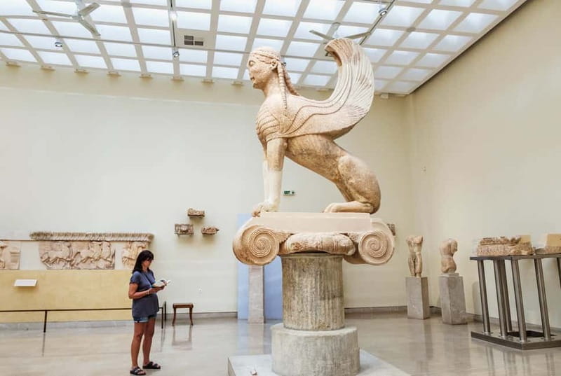 Athens: Mythology of Delphi, Museum and Arachova Guided Tour - The Delphi Museum: Where the Charioteer Turns Stories Into Objects