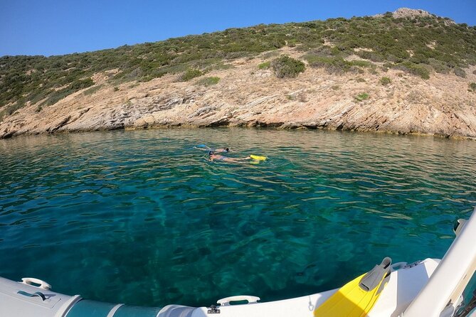 Athens, Nea Makri: Guided Small Group Snorkeling Boat Excursion - Dispa Island, an isolated-feeling spot for sea life spotting