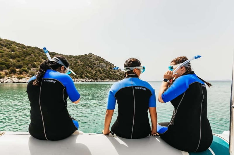 Athens, Nea Makri: Guided Small Group Snorkeling Boat Trip - Stop 2: Marathon Cape Snorkeling Session (About 1 Hour)