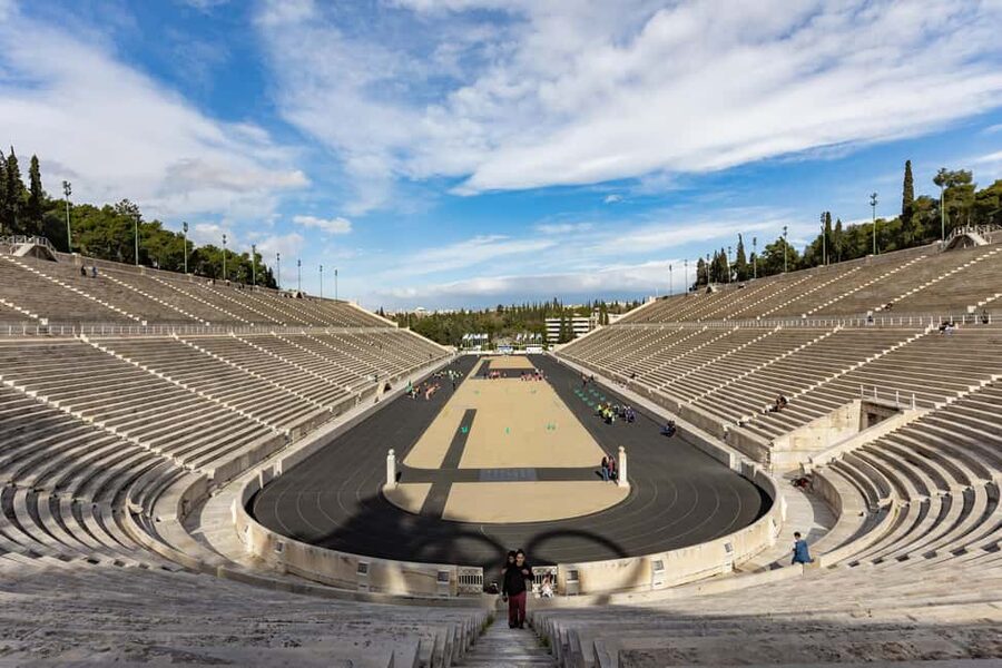 Athens: Olympic Games Workout Session - Zappeion Congress Hall start: your warm-up with Olympic revival context