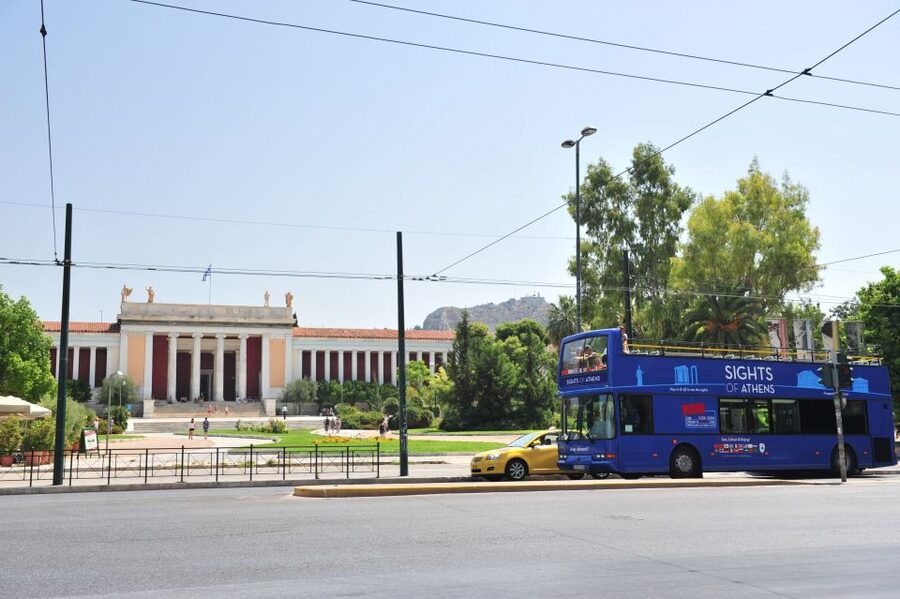 Athens, Piraeus, and Coastline: Blue Hop-On Hop-Off Bus - Orange Line (Athens): Plaka, Hadrian’s Gate, Parliament, and the Stadium