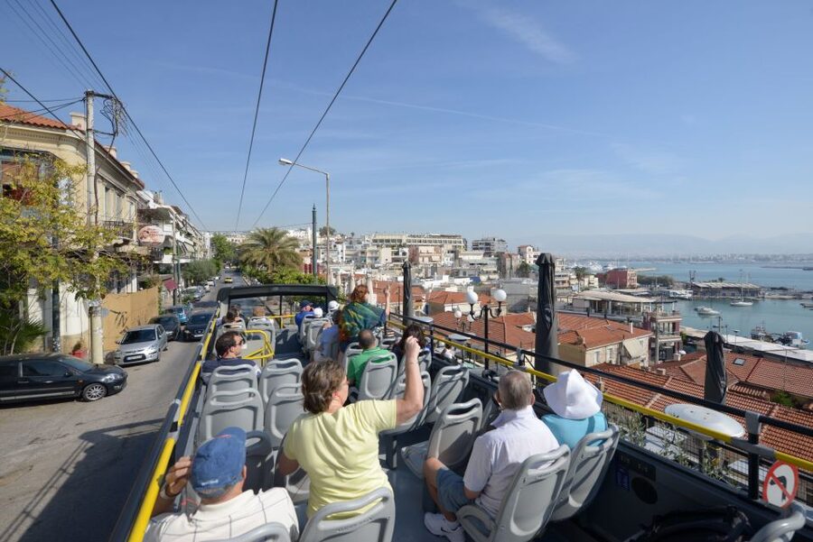 Athens, Piraeus, and Coastline: Blue Hop-On Hop-Off Bus - What You Get Onboard: Audio, Earphones, Wi-Fi, and the Small Details That Matter