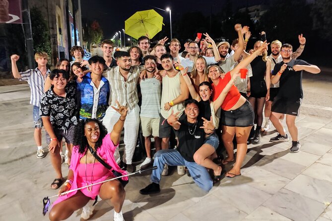 Athens Pub Crawl with 1hr Open Bar & VIP Nightclub Access - Pick your Owl ticket: Sober, Tipsy, or Drunken (what changes)
