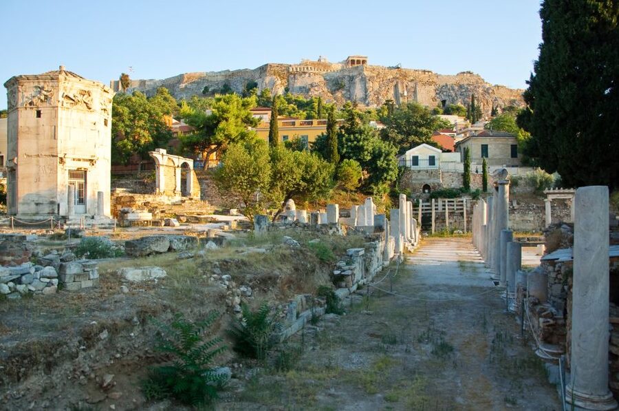 Athens: Roman Agora & Ancient Agora E-ticket & 2 Audio Tours - Roman Agora start: where to begin and what to expect