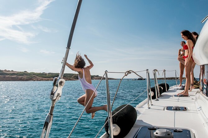 Athens Semi private Morning Catamaran cruise with meal & drinks - A 9:30 getaway from Athens heat, on a small catamaran