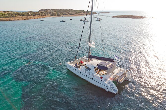 Athens Semi Private Sunset Catamaran Cruise with meal & drinks - Wine, beer, and the right pace for a sunset sail