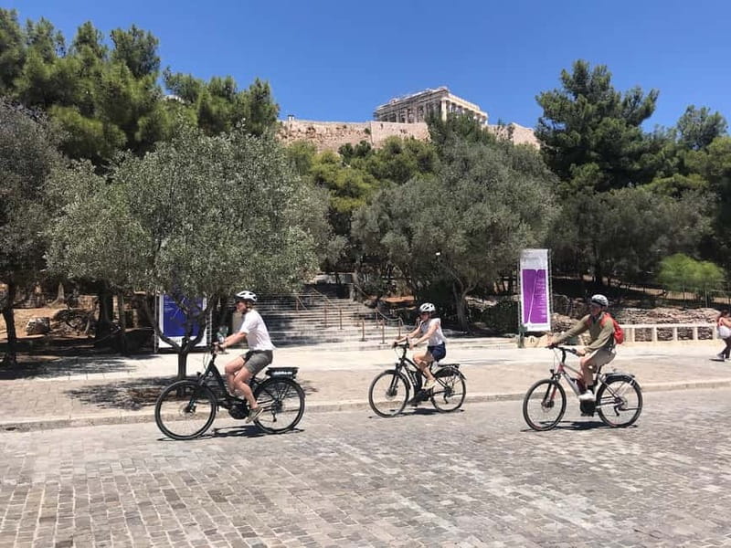 Athens: Small Group E-Bike Tour of Historic Highlights - Hadrian’s Library and the Tower of the Winds at the Roman Forum area
