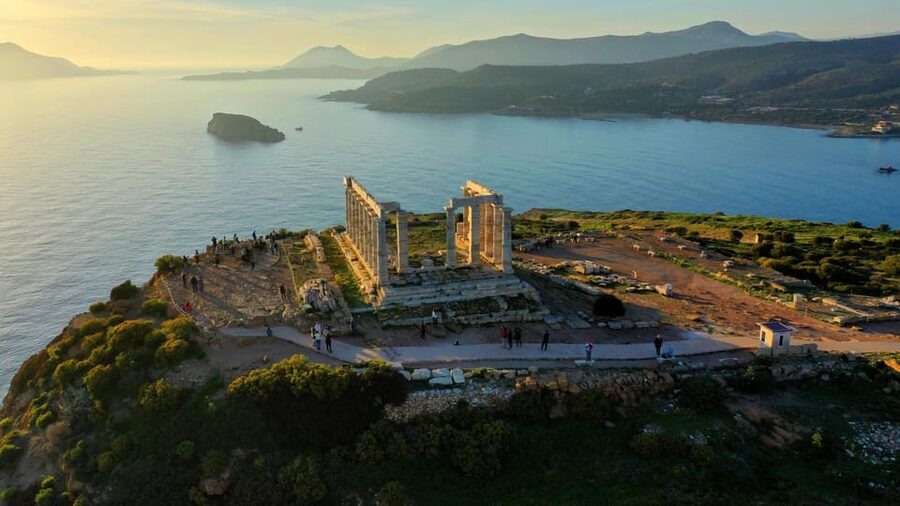 Athens: Sounio Poseidon Temple Athens Riviera Trip, Swimming - Swimming stop on the Aegean Riviera: the refresh break that changes the day