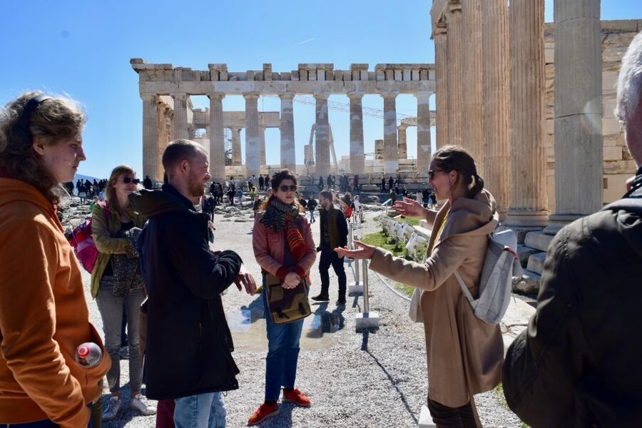 Athens: The Acropolis Guided Walking Tour in Dutch - Theatre of Dionysus: where the first big drama started