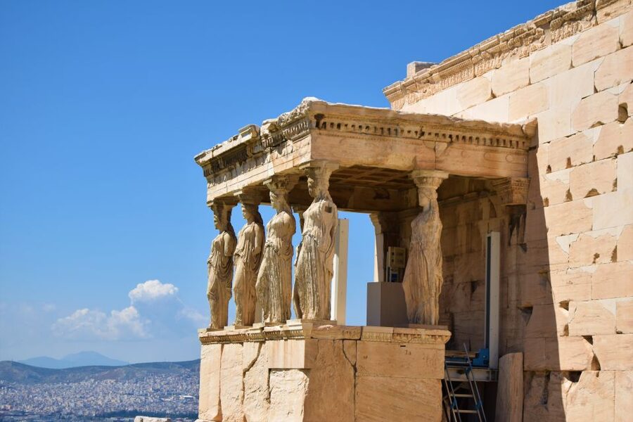Athens: The Acropolis Guided Walking Tour in German - Erechtheion and Parthenon: learning the names is only half the job