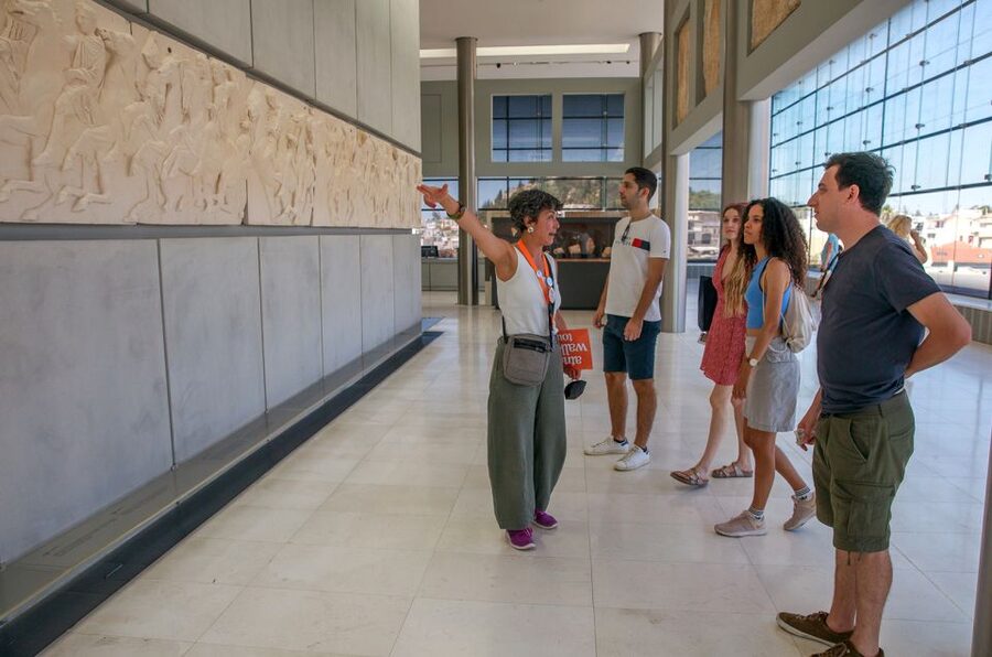 Athens: The Acropolis Museum Guided Tour - The 1st Floor Archaic Gallery: Natural Light and Clear Direction