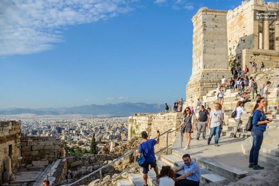 Athens: The Acropolis Walking Group Tour with a French Guide - The Parthenon Viewpoint: Where the Pieces Click Into One Scene